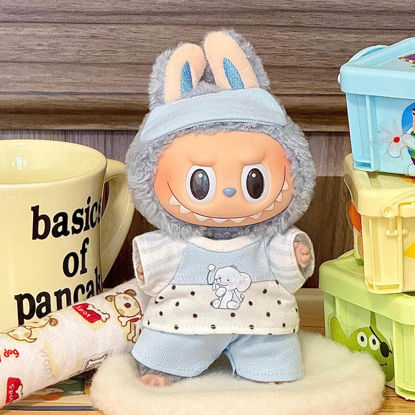 Picture of Blue Elephant - Custom Labubu Clothing Sets - Doll Not Included