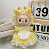 Picture of Custom Labubu Clothing Sets - Yellow Plaid Skirt - Doll and Shoes Not Included