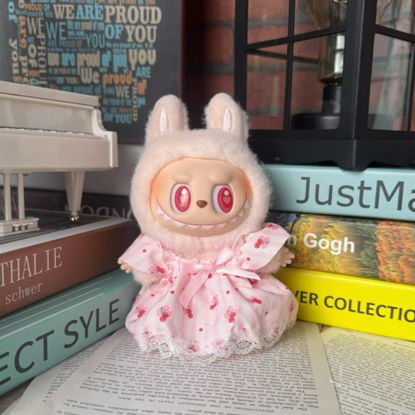 Picture of Custom Labubu Clothing Sets - Cherry Pink Skirt - Doll and Shoes Not Included