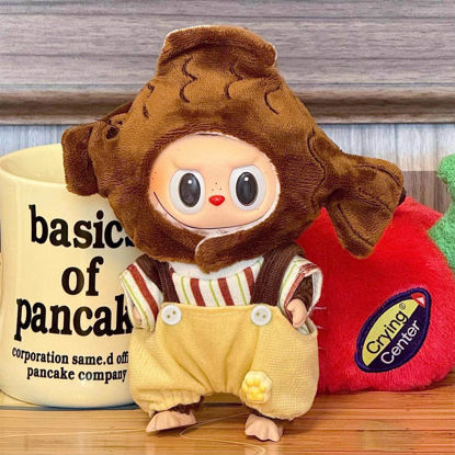 Picture of Brown Fish Hat - Custom Labubu Clothing Sets - Doll Not Included