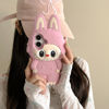 Picture of Cartoon Labubu iPhone Case - Soft Silicone Back Cover - Kawaii Cute Style for iPhone - Fun Character Gift