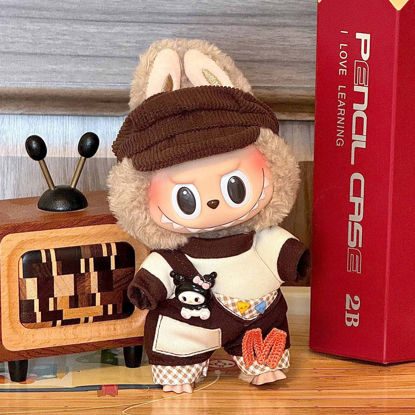 Picture of Custom Labubu Clothing Sets - Chocolate Corduroy Set - Doll Not Included