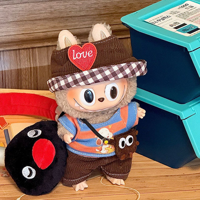 Picture of Custom Labubu Clothing Sets - Plaid Corduroy Set - Doll Not Included