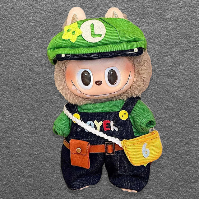 Picture of Custom Labubu Clothing Sets- Mario Style Set - Doll Not Included