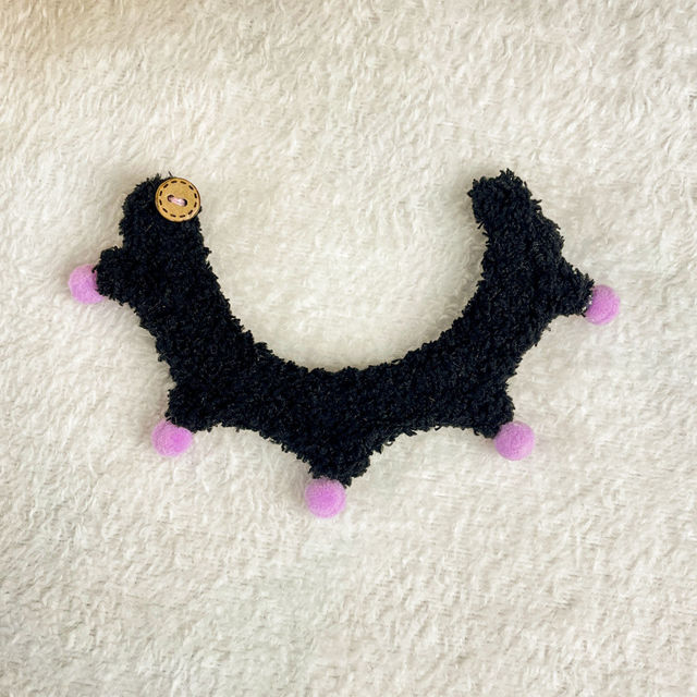Picture of Handmade Purple Elf Knitted Set - Custom Labubu Clothing Sets - Doll Not Included