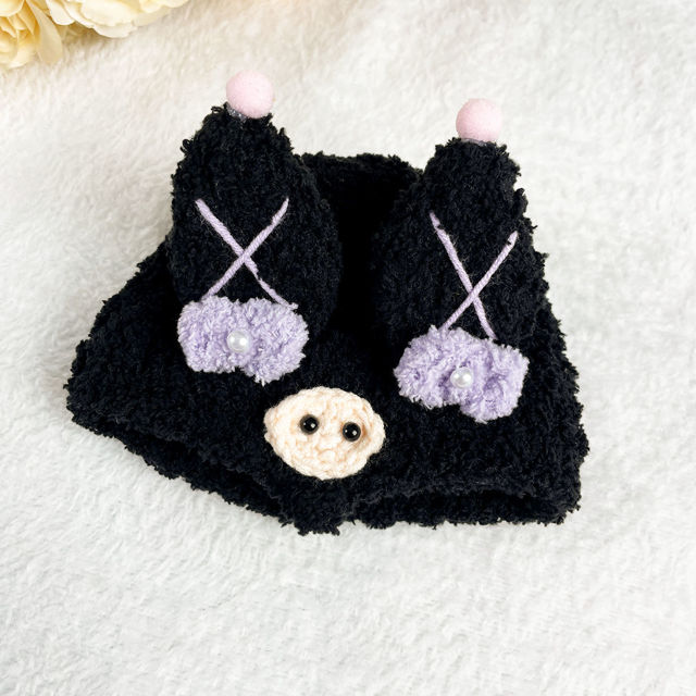 Picture of Handmade Purple Elf Knitted Set - Custom Labubu Clothing Sets - Doll Not Included