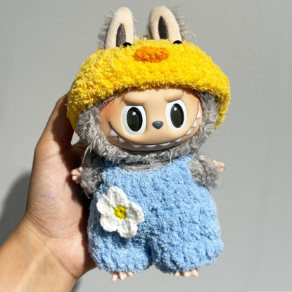 Picture of Handmade Overall Knitted Set - Custom Labubu Clothing Sets - Doll Not Included