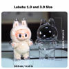 Picture of Labubu Transparent Protective Cover - Clear Acrylic Shell for Seated and Standing Plush Figures