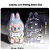 Picture of Labubu Transparent Protective Cover - Clear Acrylic Shell for Seated and Standing Plush Figures