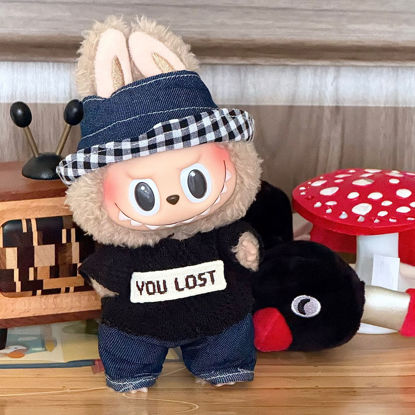 Picture of Custom Gen 1 & 2 Labubu Clothing Sets - Fashionable Boy - Clothes Only for 17cm Labubu Plush Doll - Doll and Shoes Not Included