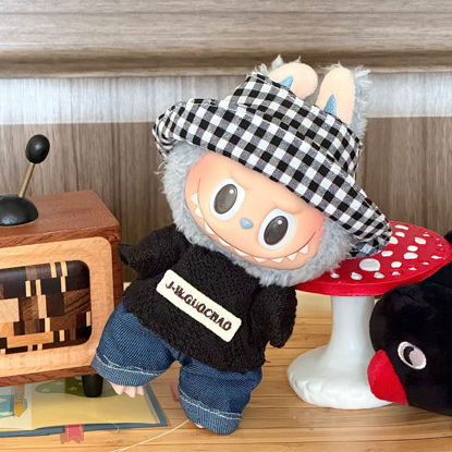 Picture of Custom Gen 1 & 2 Labubu Clothing Sets - Cool and Handsome Boy - Clothes Only for 17cm Labubu Plush Doll - Doll and Shoes Not Included