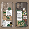 Picture of Starbucks Labubu Phone Case  - Kawaii Cute Style for iPhone - Fun Character Gift