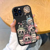 Picture of Cartoon Labubu Phone Case - Full-Covered Painted Labubu Family Phone Case for iPhone - Fun Character Gift