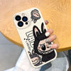 Picture of Cartoon Big Labubu Phone Case - Full-Covered Painted Phone Case for iPhone - Fun Character Gift
