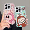 Picture of Cartoon Labubu Phone Case - Painting Style for iPhone - Fun Character Gift