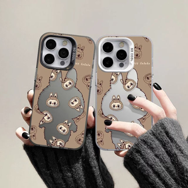 Picture of Cartoon Labubu Phone Case - Hollow Labubu Style for iPhone and Galaxy - Fun Character Gift