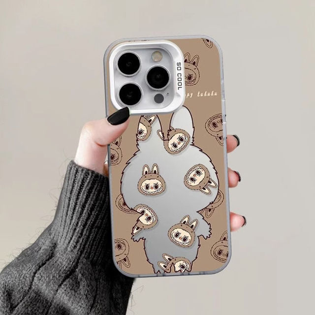 Picture of Cartoon Labubu Phone Case - Hollow Labubu Style for iPhone and Galaxy - Fun Character Gift
