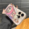 Picture of Cartoon Labubu Phone Case - Pink Magnetic Style for iPhone and Galaxy - Fun Character Gift