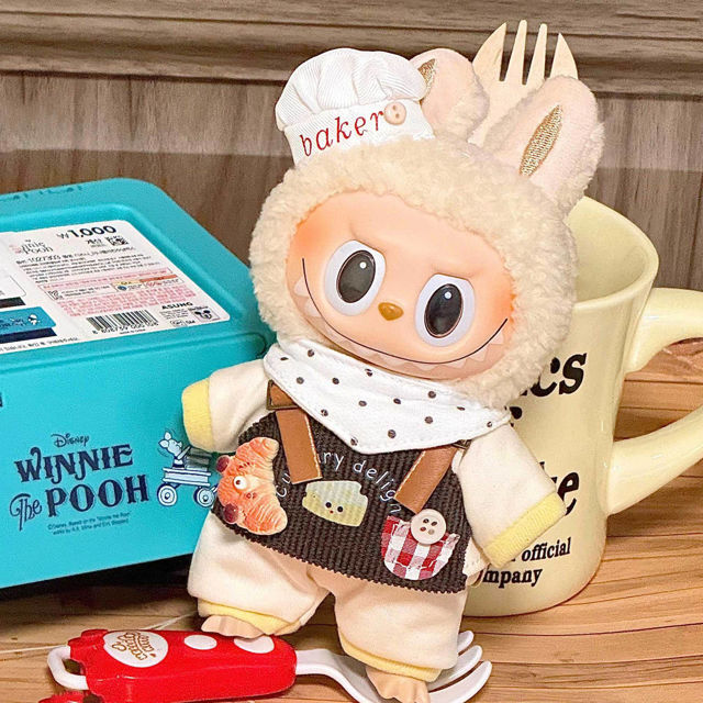 Picture of The Baker - Custom Labubu Clothing Set - Doll Not Included