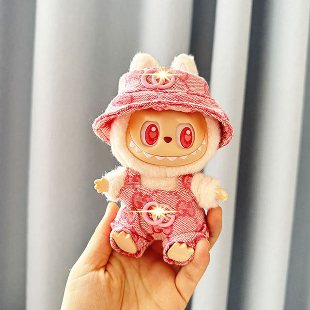 Picture of Gucci Style Pink Suit - Labubu Clothing Set - Doll and Shoes Not Included