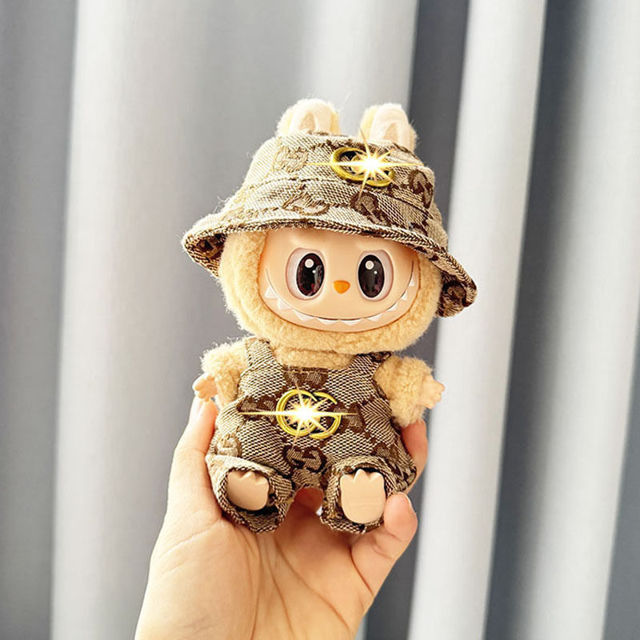 Picture of Gucci Style Brown Suit - Labubu Clothing Set - Doll and Shoes Not Included