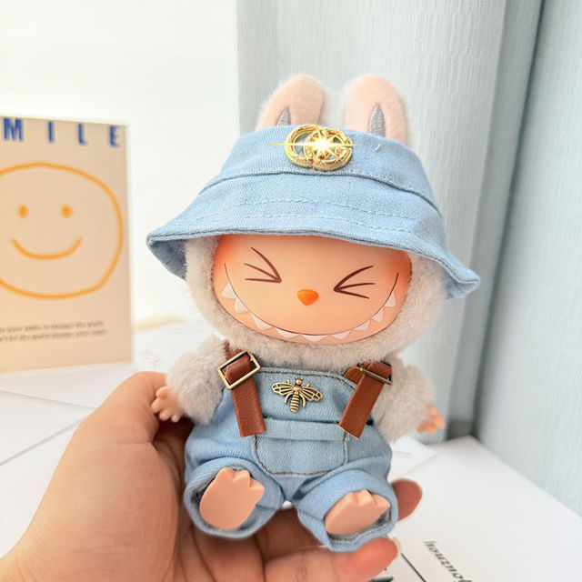 Picture of Gucci Style Blue Suit - Labubu Clothing Set - Doll and Shoes Not Included