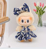 Picture of Custom Labubu Clothing Sets - Blue Miu Miu Style set - Doll Not Included