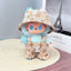Picture of Custom Labubu Clothing Sets - Beige Overall L.V. Style set - Doll Not Included