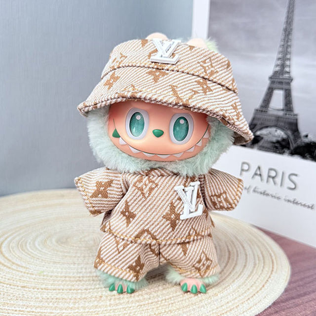 Picture of Custom Labubu Clothing Sets - Beige L.V. Style set - Doll Not Included