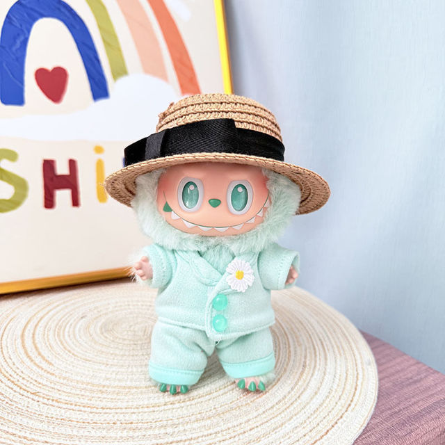 Picture of Custom Labubu Clothing Sets - Green Suite - Doll Not Included