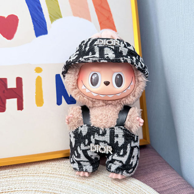 Picture of Custom Labubu Clothing Sets - Black DIOR Style - Doll Not Included