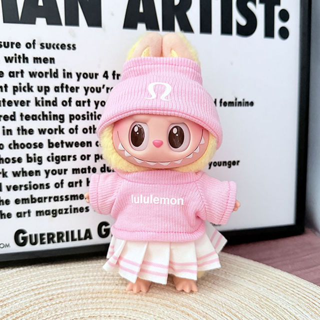 Picture of Custom Labubu Clothing Sets - Pink Lululemon Style - Doll Not Included
