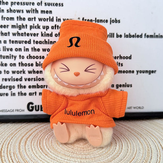 Picture of Custom Labubu Clothing Sets - Orange Lululemon Style - Doll Not Included