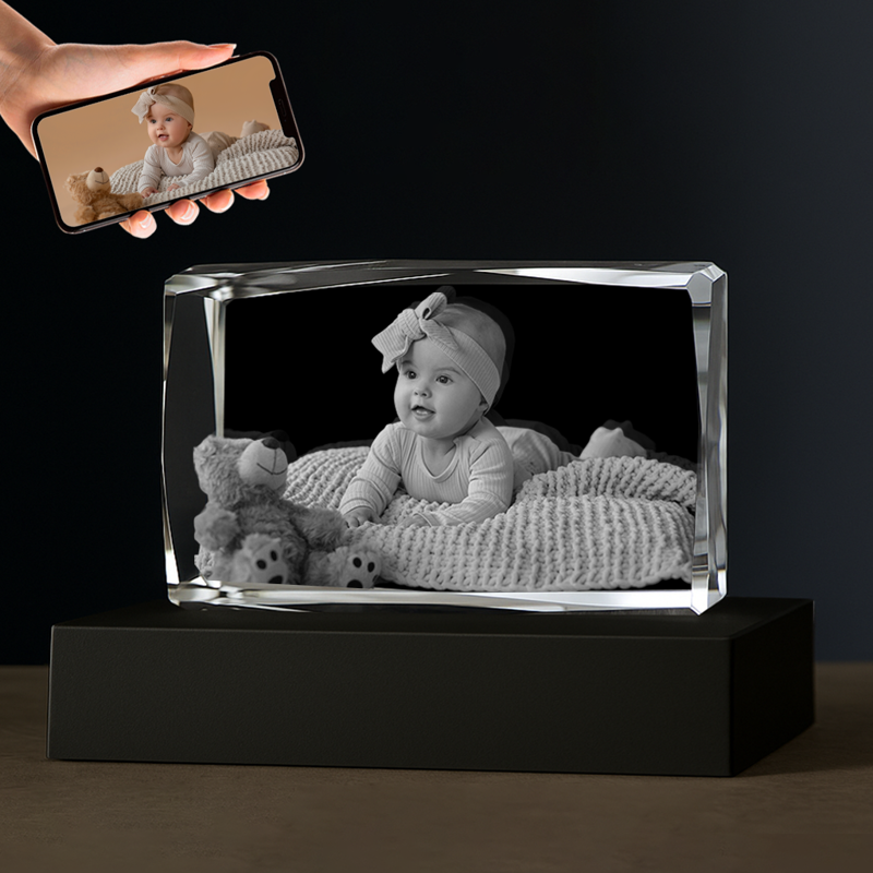 Picture of Custom Photo 3D Laser Crystal Landscape