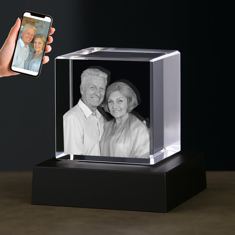 Picture of 3D Crystal Photo Cube