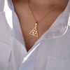 Picture of Custom Name Logo Necklace - Hand-Drawn Unique Design Jewelry - Personalized Name Necklace