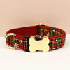 Picture of Personalized Pet Name Collar - Grid Series - Engraved Pet Name Square Tag - Gift for Pets