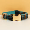 Picture of Personalized Pet Name Collar - Grid Series - Engraved Pet Name Square Tag - Gift for Pets
