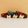 Picture of Personalized Pet Name Collar - Grid Series - Engraved Pet Name Square Tag - Gift for Pets