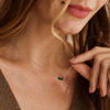Picture of Custom Heart Shaped Birthstone Necklace - Personalized Necklace for Mother's Day