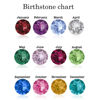 Picture of Custom Heart Shaped Birthstone Necklace - Personalized Necklace for Mother's Day