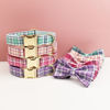Picture of Personalized Pet Name Collar - 4 Grid Series - Engraved Pet Name Square Tag - Gift for Pets