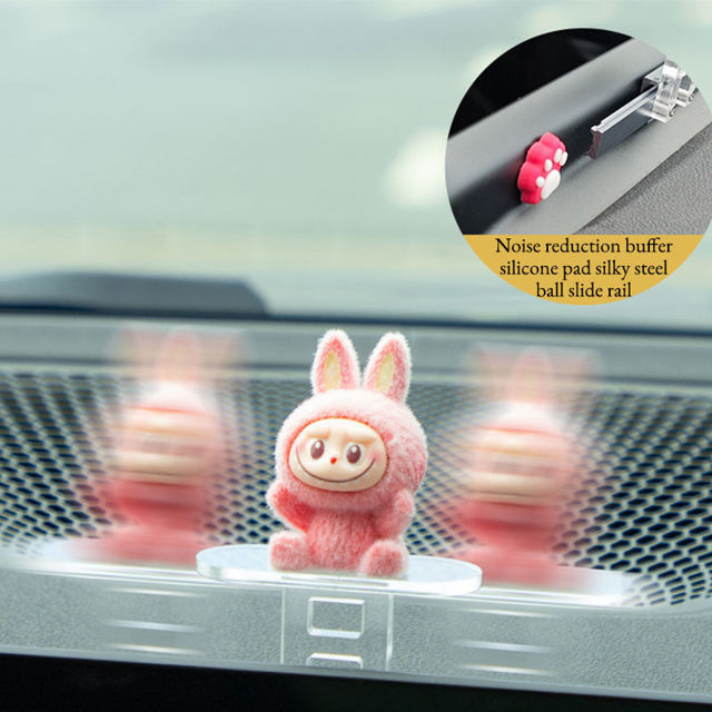 Picture of Labubu Car Ornaments - Labubu Car Screen Ornaments - Labubu Sliding Car Ornaments