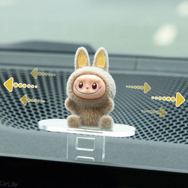 Picture of Labubu Car Ornaments - Labubu Car Screen Ornaments - Labubu Sliding Car Ornaments