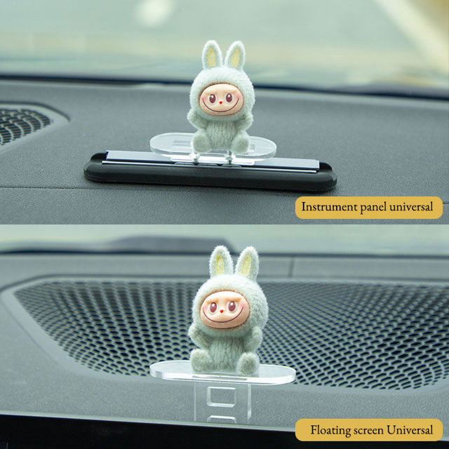 Picture of Labubu Car Ornaments - Labubu Car Screen Ornaments - Labubu Sliding Car Ornaments