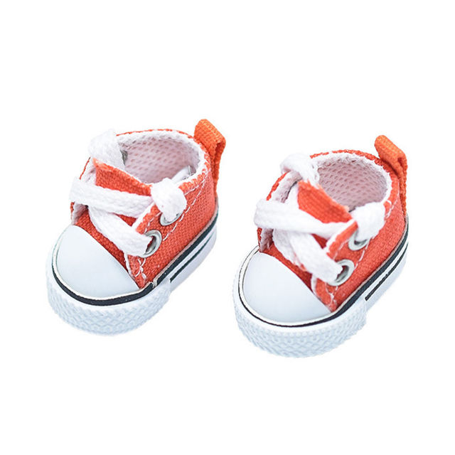 Picture of 17cm Labubu Canvas Shoes - Labubu Doll Accessory - Doll Shoes