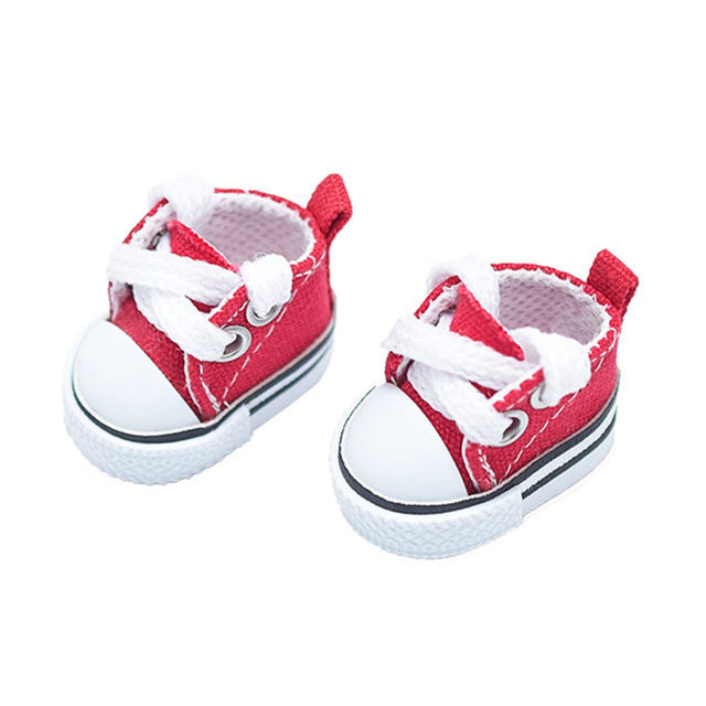Picture of 17cm Labubu Canvas Shoes - Labubu Doll Accessory - Doll Shoes