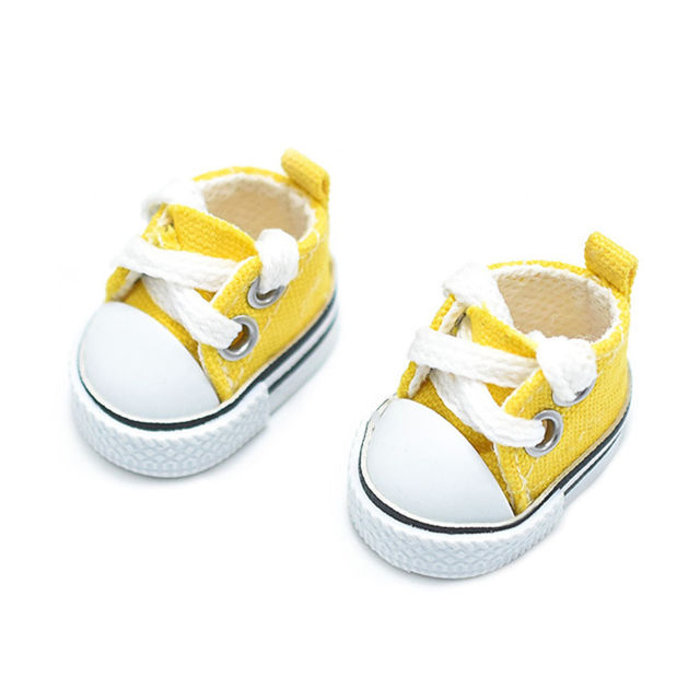 Picture of 17cm Labubu Canvas Shoes - Labubu Doll Accessory - Doll Shoes