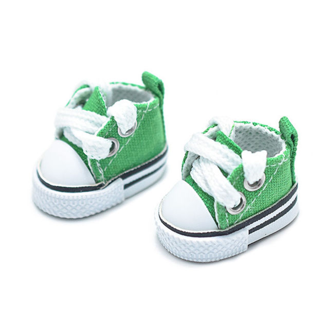 Picture of 17cm Labubu Canvas Shoes - Labubu Doll Accessory - Doll Shoes
