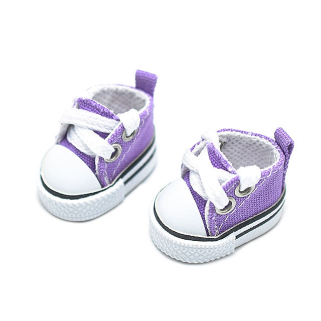 Picture of 17cm Labubu Canvas Shoes - Labubu Doll Accessory - Doll Shoes